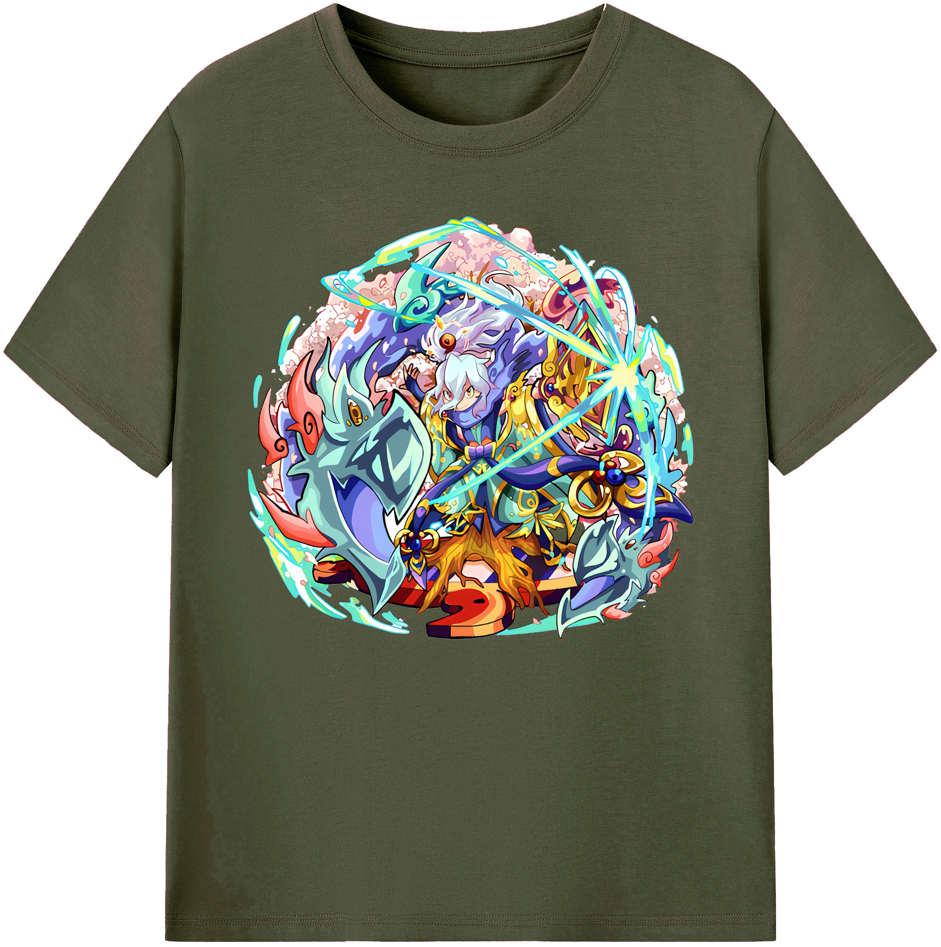 （画像用） 妖怪ウォッチ Yo-kai Watch 綿100％ メンズ半袖Tシャツ｜肌触りやわらか＆通気性